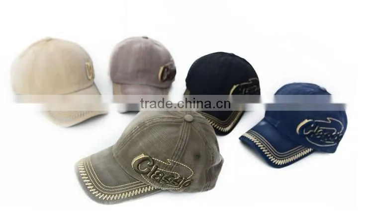 High quality 2016 Spring 100% Cotton Baseball Hat