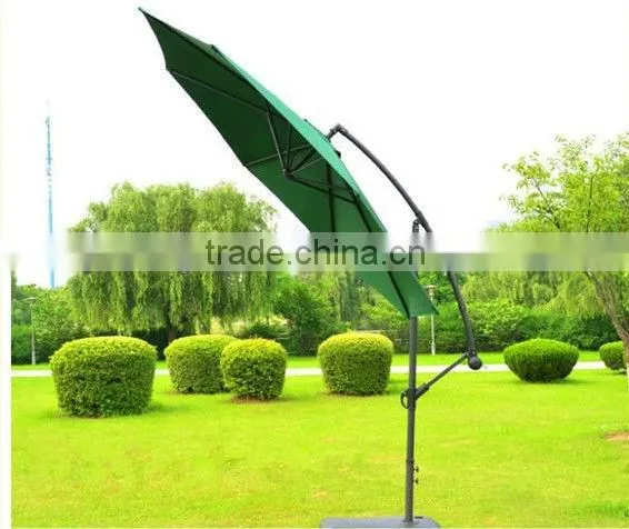 9' windproof patio side pole umbrella