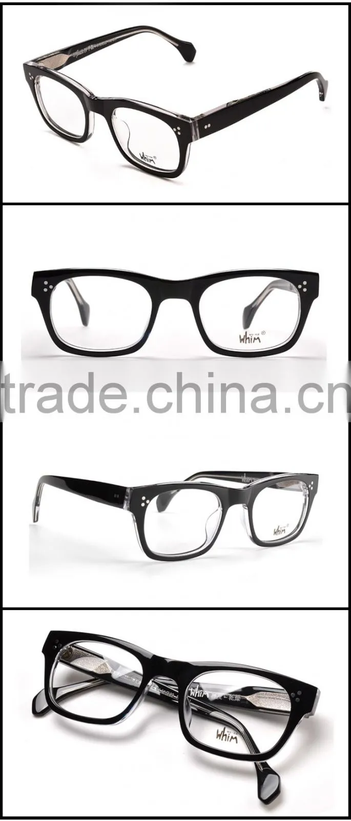 2016 Factory Fashion Eyewear Frame Acetate Optical Frames Italy Eyeglasses Frames