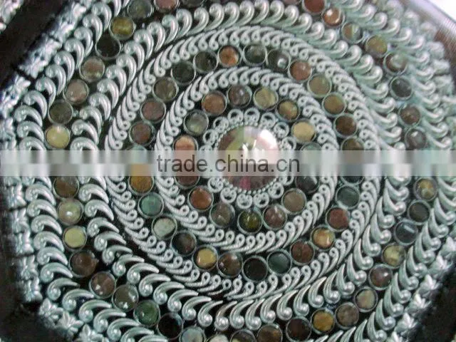 Indian Handicraft Gemstone Table
