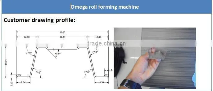 Metal And Galvanized Furring Roll Forming Machine