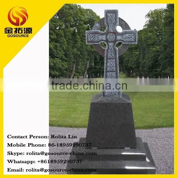 wholesale cross granite tombstone design