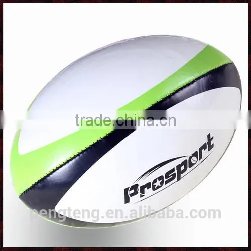 official size 6 machine stitched custom rugby ball