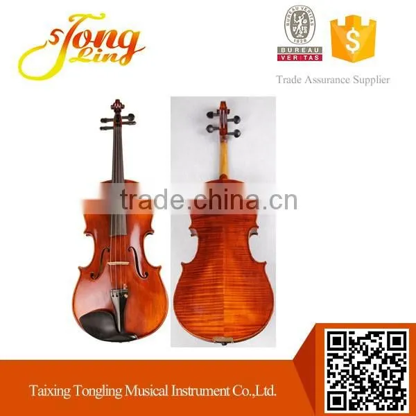 Best handmade flamed viola high-grade ebony accessories TL010