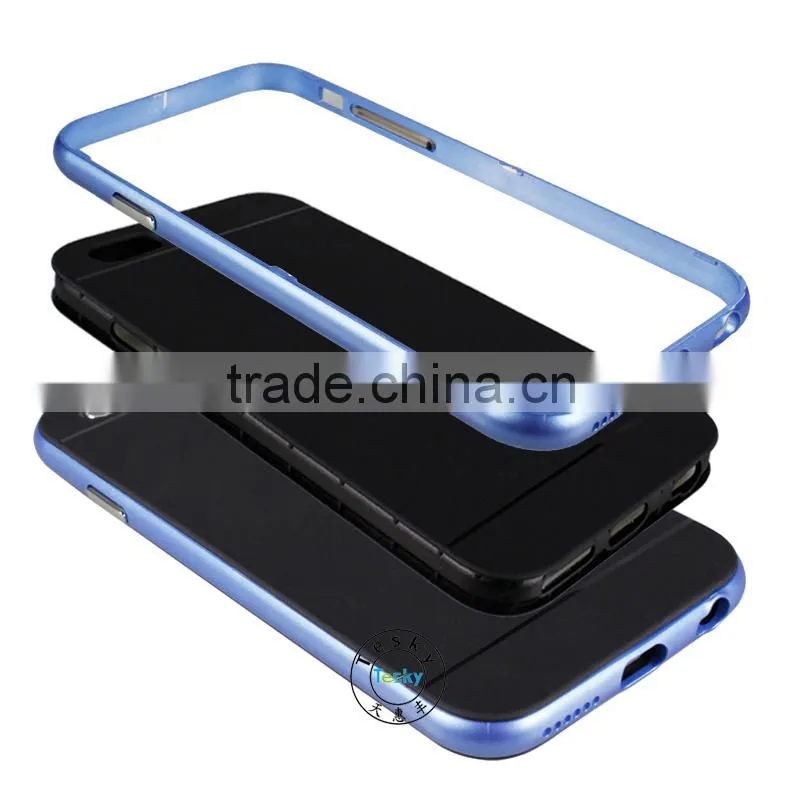 aluminum +tpu mobile phone metal case for iphone 6