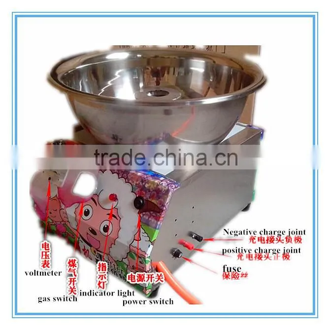 Stainless steel drawbench electric cotton candy maker