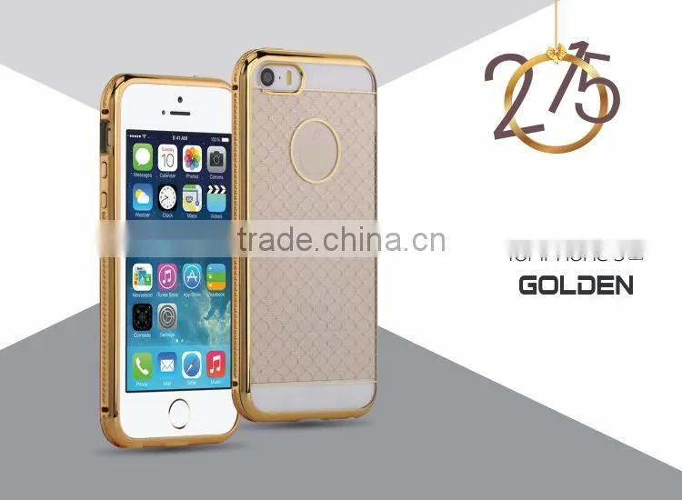 Factory Price Metal Frame Cell Phone Case With Pc Cover