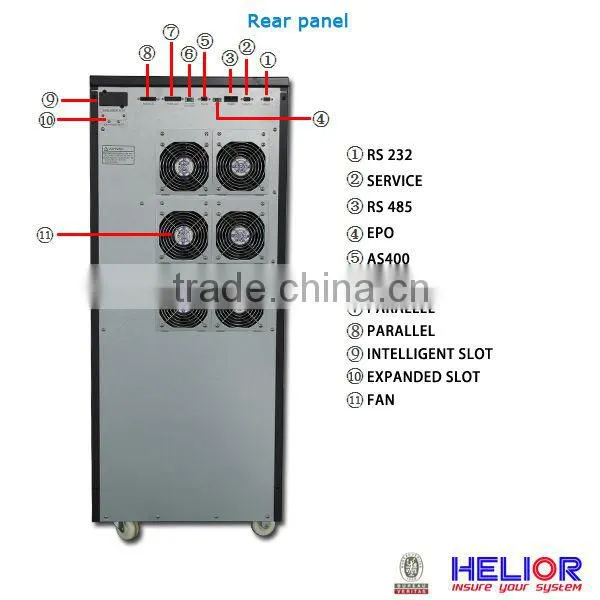 High frequency True sine wave online ups 60kva