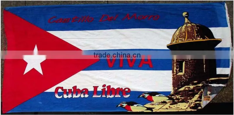 textiles huge american flag beach towel logo