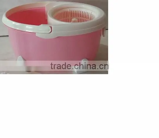 2014Lovely eco-friendly stainless steel basket for plastic mop bucket