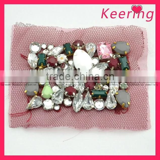 2014 white flower patch for garment WPH-1690