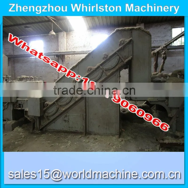 Hopper feeder of wool production lines