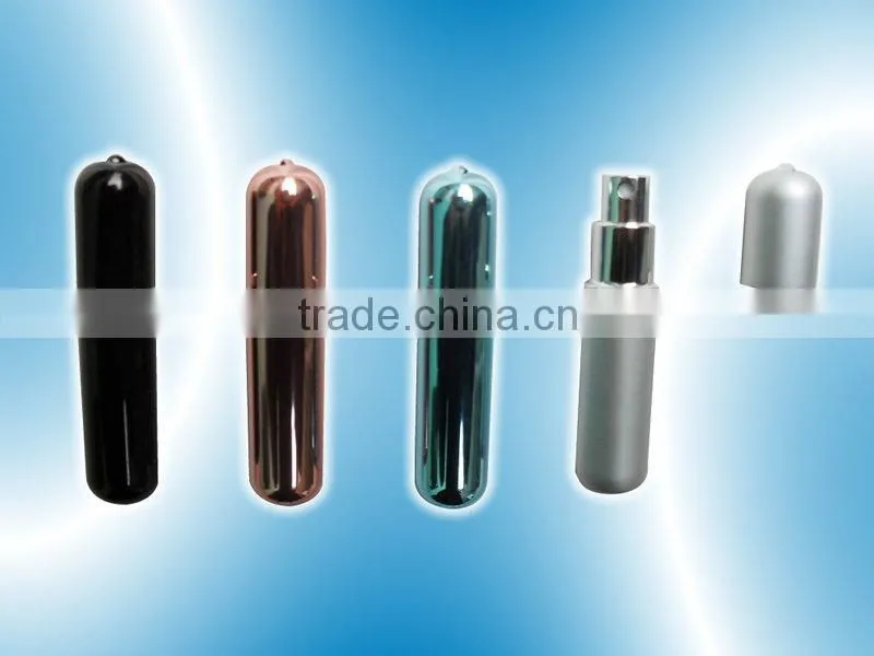 3ml small metal perfume bottle/small aluminum perfume atomizer bottle