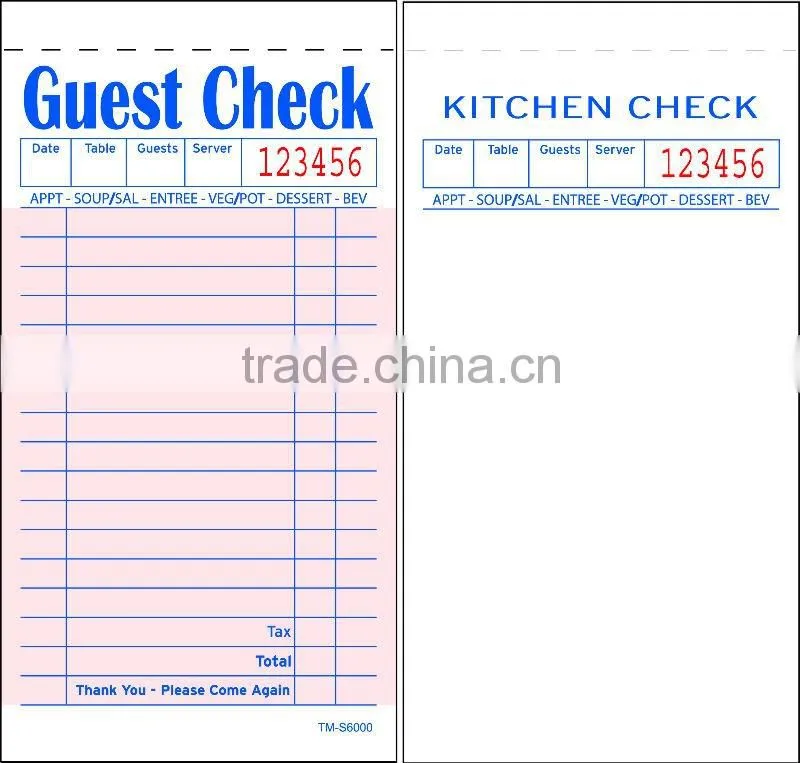 Guest Check
