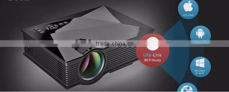 Multimedia 1200 Lumens WiFi Wireless Portable LCD LED Home Theater Projector Support 1080P With IR/USB/SD/HDMI/VGA
