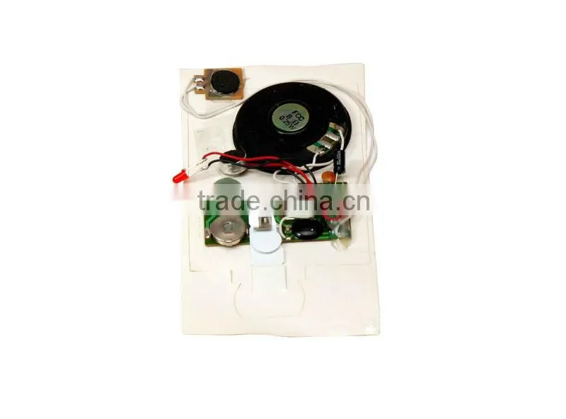 Mini recordable sound module for greeting card and gifts