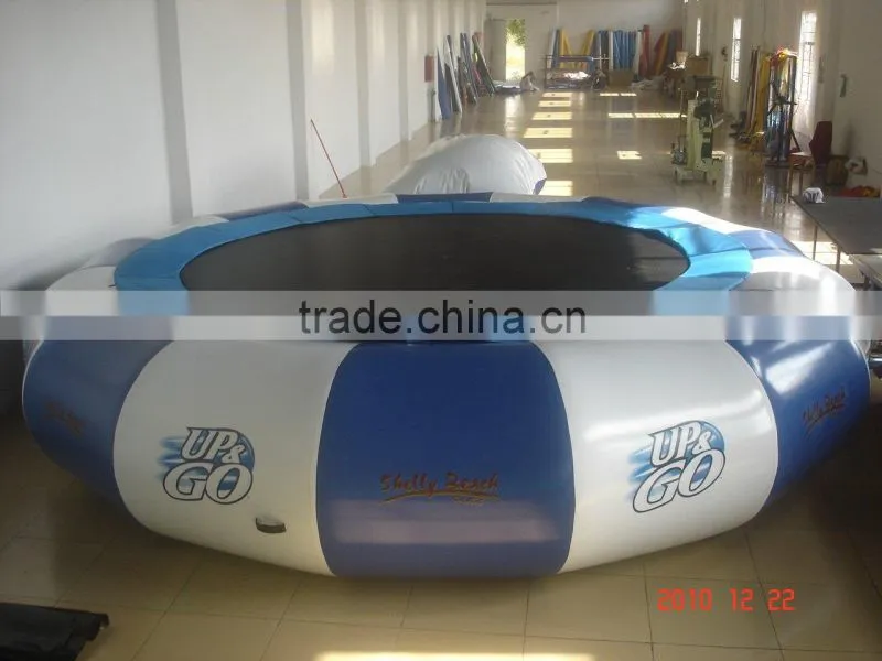 cheap lake water trampoline for adults and kids