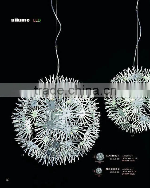 Epistar White Square Acrylic Pendant LED Chandelier for Home