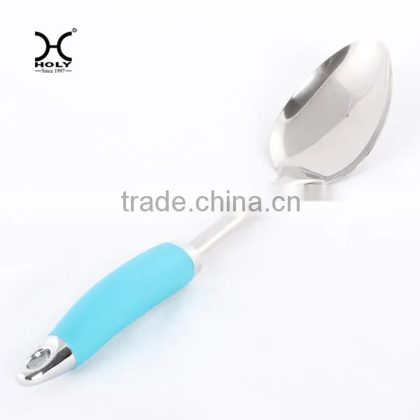 Stainless steel skimmer with ABS +TPR handle