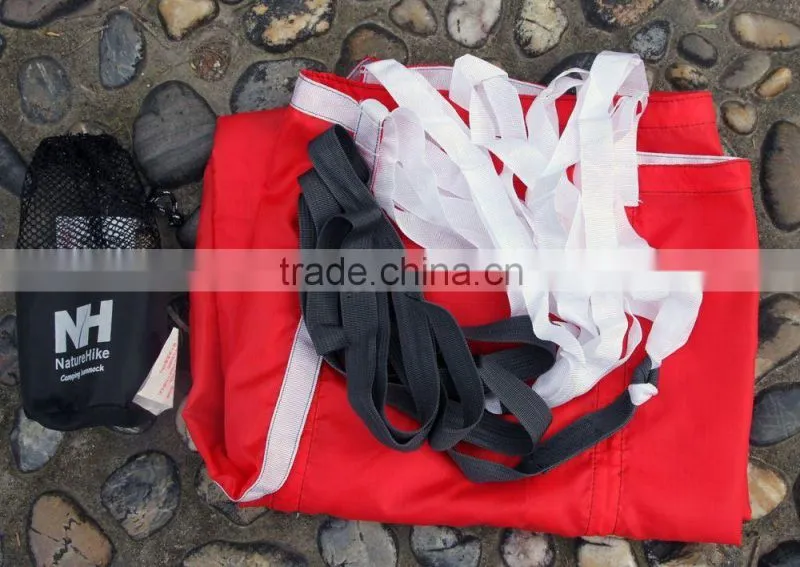 Garden Outdoor Hammock Parachute Fabric Rope Swing Hanging Swing fit one person
