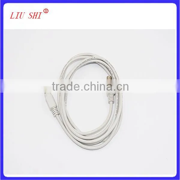 custom mini din plug connector cable , medical equipment cable