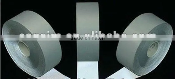 Flame retardant silver reflective fabric BA8001, EN471, flame retardant fabric yard