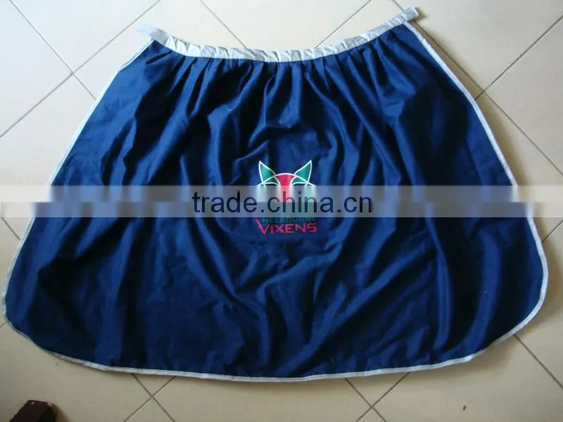 cheap BBQ apron &cotton apron for kitchen and promotion navy waist apron with printing -90