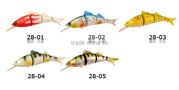 plastic minnow jointed lures