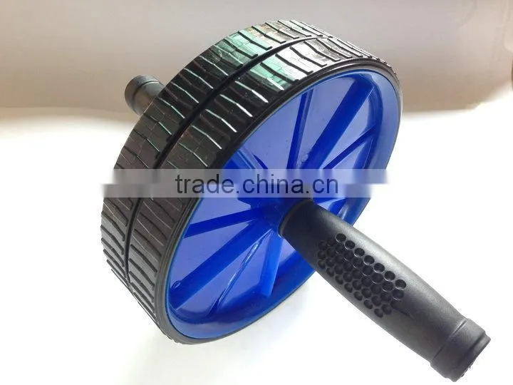 New 2015 Detachable Portable Workout Training Wheel roller Abdominal Roller with free knee pad power wheel