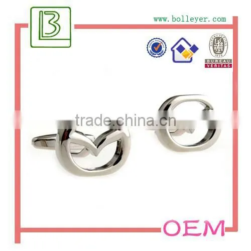 Custom Father of the Bride Cufflinks Silver Plated Gifts for Dad