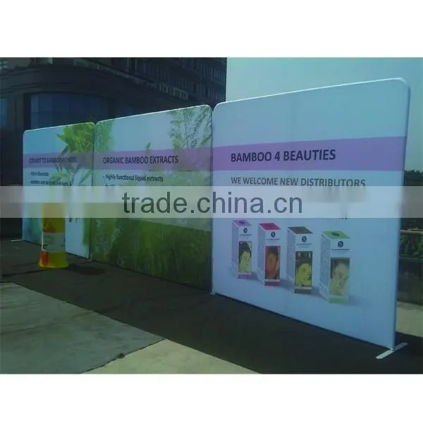 3*3 backdrop fashionable Aluminium tube and tension cloth display