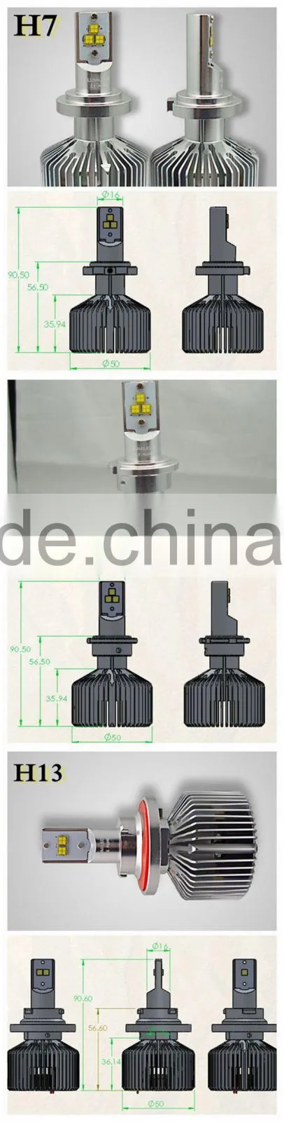 Cost price latest 35w H1 H3 H4 H7 H8 H9 H10 H11 H13 H16 9005 9006 9007 9008 9012 880 881 D1 D2 D3 D4 car led headlight kit