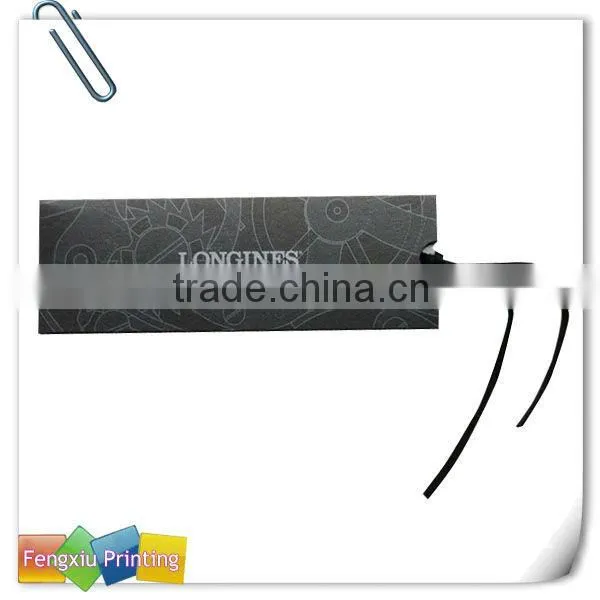2016 Embossing Paper Hangtag for Bag