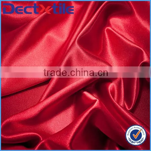 red strapless satin ball gown prom dress wedding dresses made in China