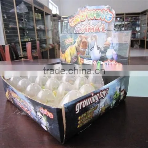 growing dinosaur eggs toy in water