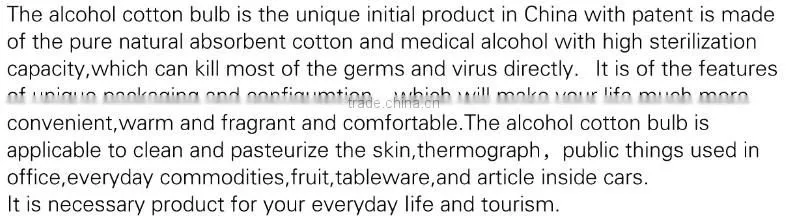 Medical Alcohol Cotton Ball-including 75% alcohol