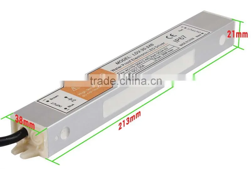 IP67 2 years warranty waterproof 30w led driver