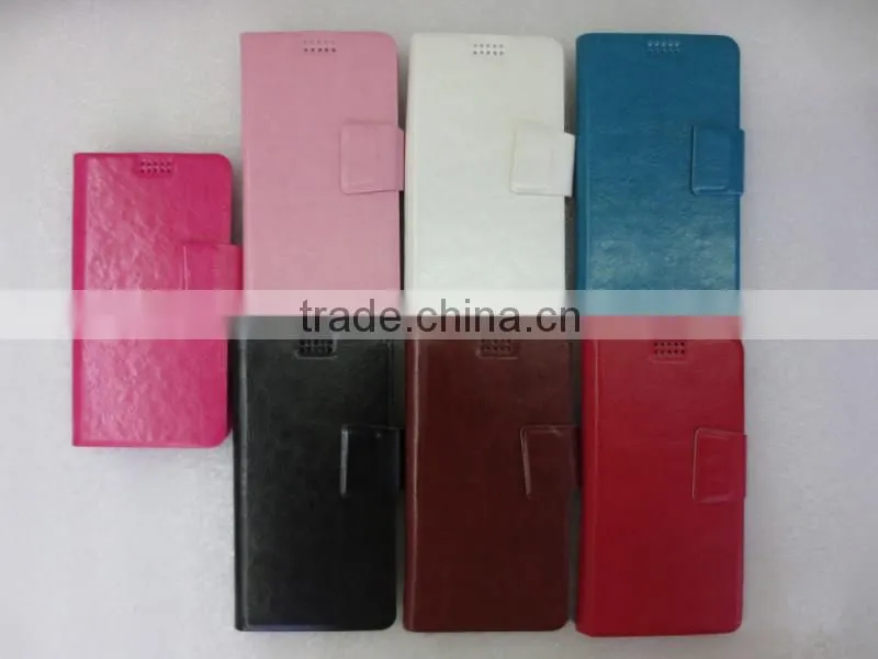 Four size universal case pu leather for mobile phone( S/M/L/XL)