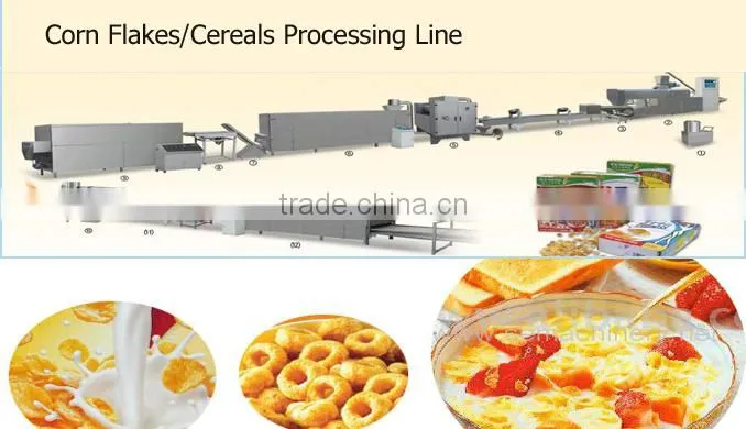 healthy food Extruder Corn Snacks Processing Line