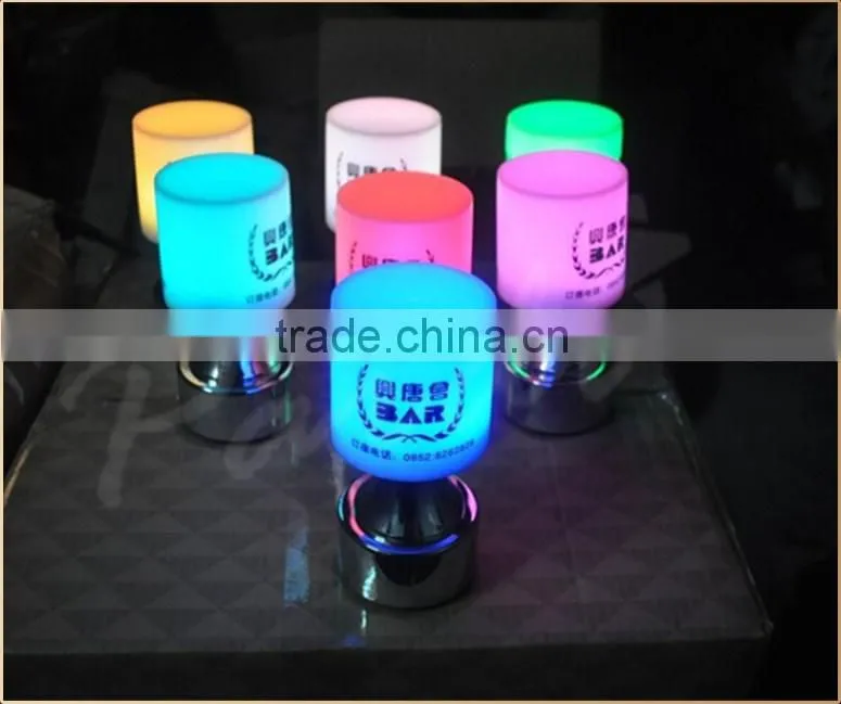 Bar/Nightclub rechargeable battery operated led table lamp