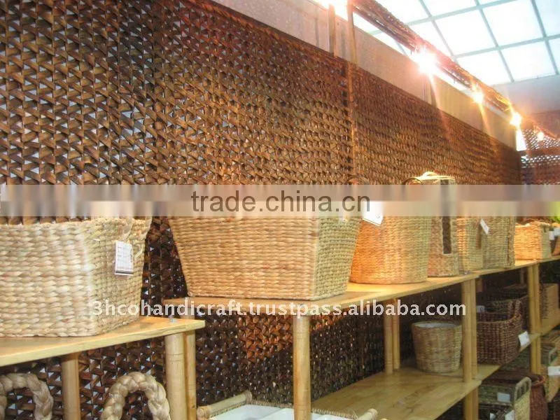 2015 New Product Water Hyacinth Document Rack for Home Decoration and Furniture