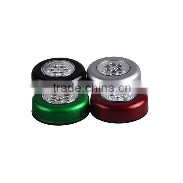 Hot sell Popular Colorful 6 LED push led light touch light LED Cabinet Lights