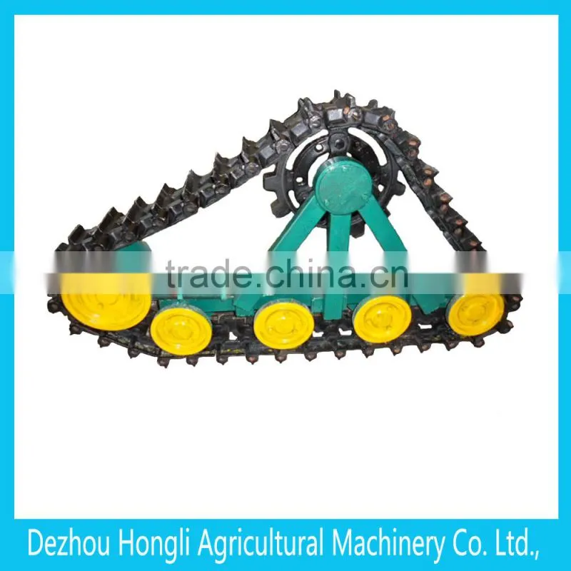 agriculture machinery track chassis with rubber coating