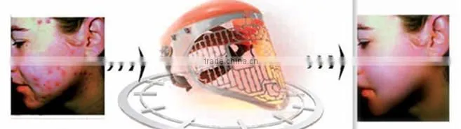 alibab express 3 colors PDT LED light therapy mask