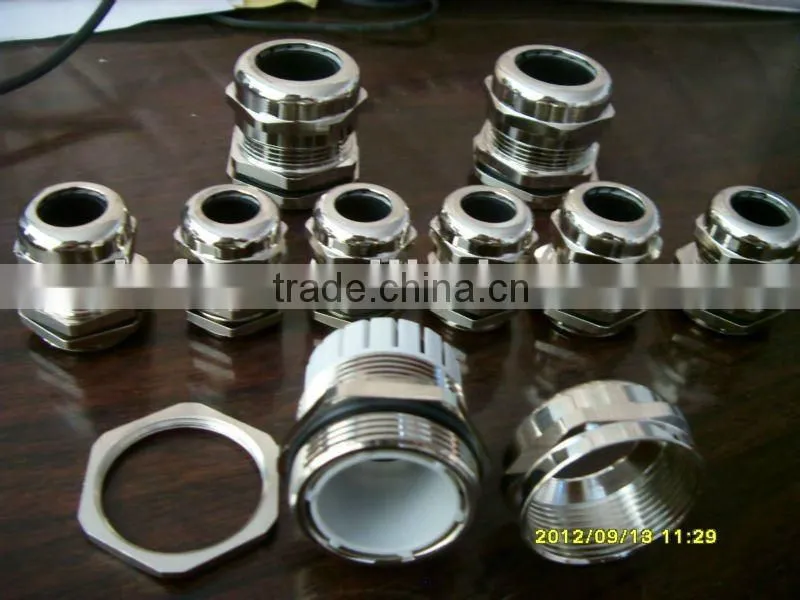 Cable connector/M20X1.5 nickel plated brass cable glands