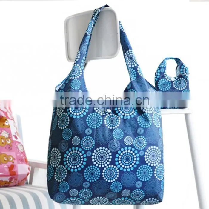 New Design nylon foldable travel bag polyester foldable shopping bag
