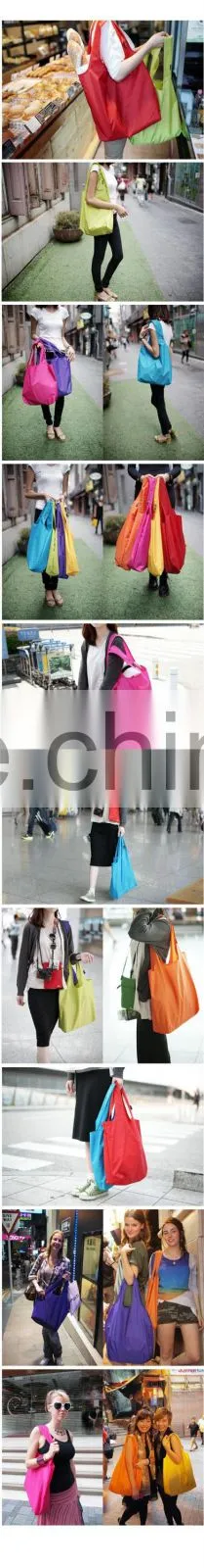 High quality Foldable Nylon tote bags for shopping