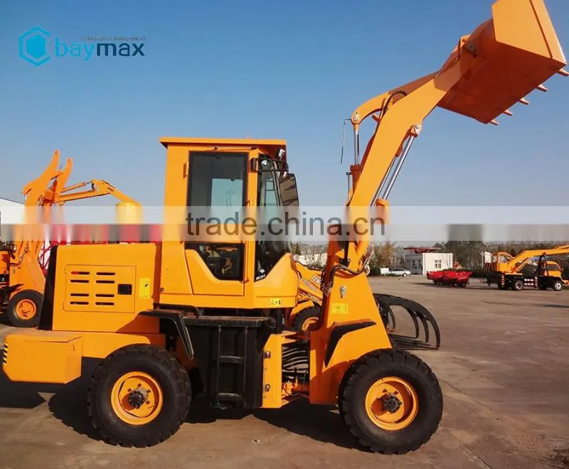 Front end wheel tire side loader