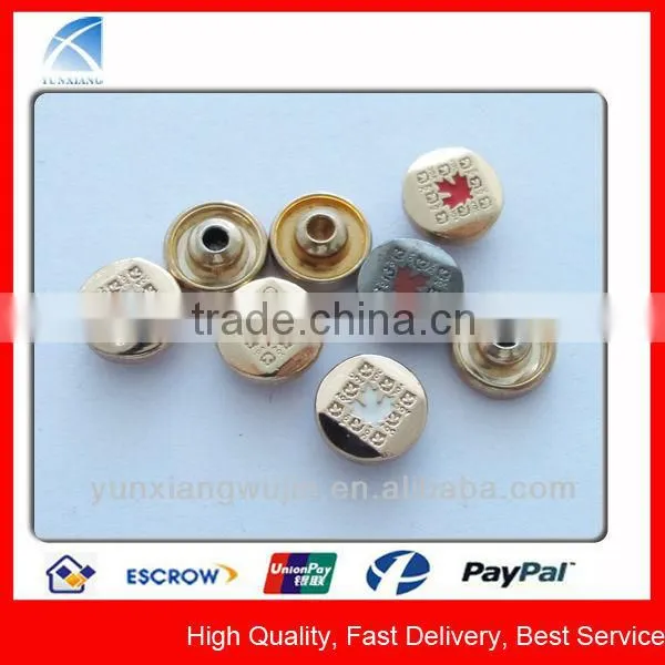 YX5370 Decorative Colorful Rose Rivets for Clothing