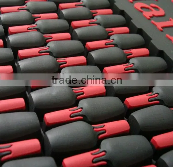 eco-friendly hot sell customized pvc bar mat